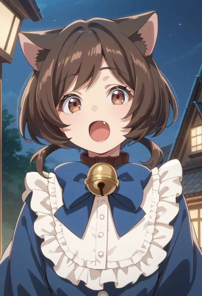 (8k, RAW photo, best quality, masterpiece, highres, absurdres, ultra detailed:1.3), (Photography, realistic, photo-realistic:1.4), (beautiful natural lighting, beautiful deatailed shadow, beautiful detailed glow :1.4), atmospheric,
BREAK 1 beautiful girl,(Cute:1.5),(Chibi:0.5),(kawaii:2),(Loli:2), (17 years old girl), Very detailed, colourfull, highest details, BREAK, (Huge breasts: 1. 2), Clear skin, Beautiful skin, Shy skin,(Brown hair:1.75), (fluffy Big cat ears, Ponytail, medium-Long hair: 1. 2), (Light blue eyes, long eyelashes, Double eyelids: 1. 2),Solo,gleaming skin, Clear skin, Beautiful skin,(best quality face),(Top quality glowing eyes),(evil smile, blush :1.45), (cross wound on cheek: 1.45),
//Character
1girl,
BREAK (black and yellow theme:1.4), ((japanese idol costume with bee motif, punk and fancy style):1.2), (roll-up sleeves Latex black closed jacket with yellow bellied lapel:1.4), (zip-up:1.5), (costume divided into tops and bottoms:1.3), (collarbone:1.3), (crazy amount of buttons and needles:1.2), (yellow (eyelet belt, grommet belt):1.3), (yellow (See-through tulle skirt, tulle Layered mini skirt) with ruffles:1.3), (fancy over-knee-socks with black and yellow striped pattern:1.4), (black high platform boots with lace-up:1.2), (choker with silver needles:1.3), (bangle with silver needles:1.3), (Cute logo with a bee motif on jacket:1.2),BREAK
(looking up, sitting cross-legged (i.e. Indian style), Japanese temple, Todaiji, Maitreya statue in background, two Japanese candles, seven incense sticks, hands together, prayer pose, eyes closed, large prayer beads around neck:1.6),
BREAK wakame,wakame,wakame,(cowboy shot,from front:1.4), BREAK manga illustration,manga style,