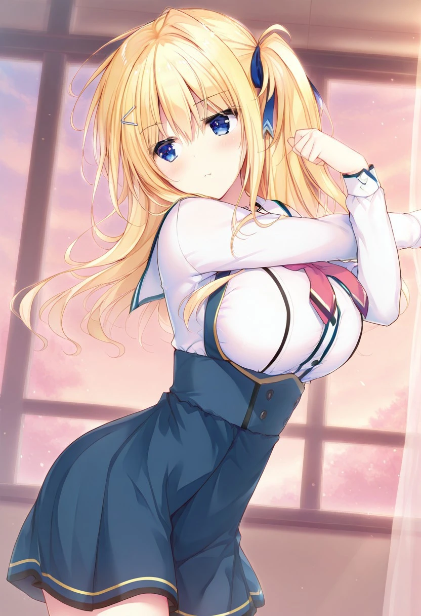 masterpiece、Best image quality、最high quality、man,girl , (light smile, Perfect Face) , independent , Looking into the camera, masterpiece, Anime art style, Cute Characters, Most detailed, high quality、(((light smile)))、Lying in bed、(missionary, 1boy, penis, lying, vaginale, ass pov, spread legs, sex, nsfw)、nose blush、steam、Shiny Hair、Very fine and beautiful bright eyes、Very detailed, clear and beautiful face, Awards, Anatomically correct、((missionary position,man on top, spread legs))、((Troubled face、Embarrassing、blush、Estrus))、Very large breasts,Blonde、Twin tails