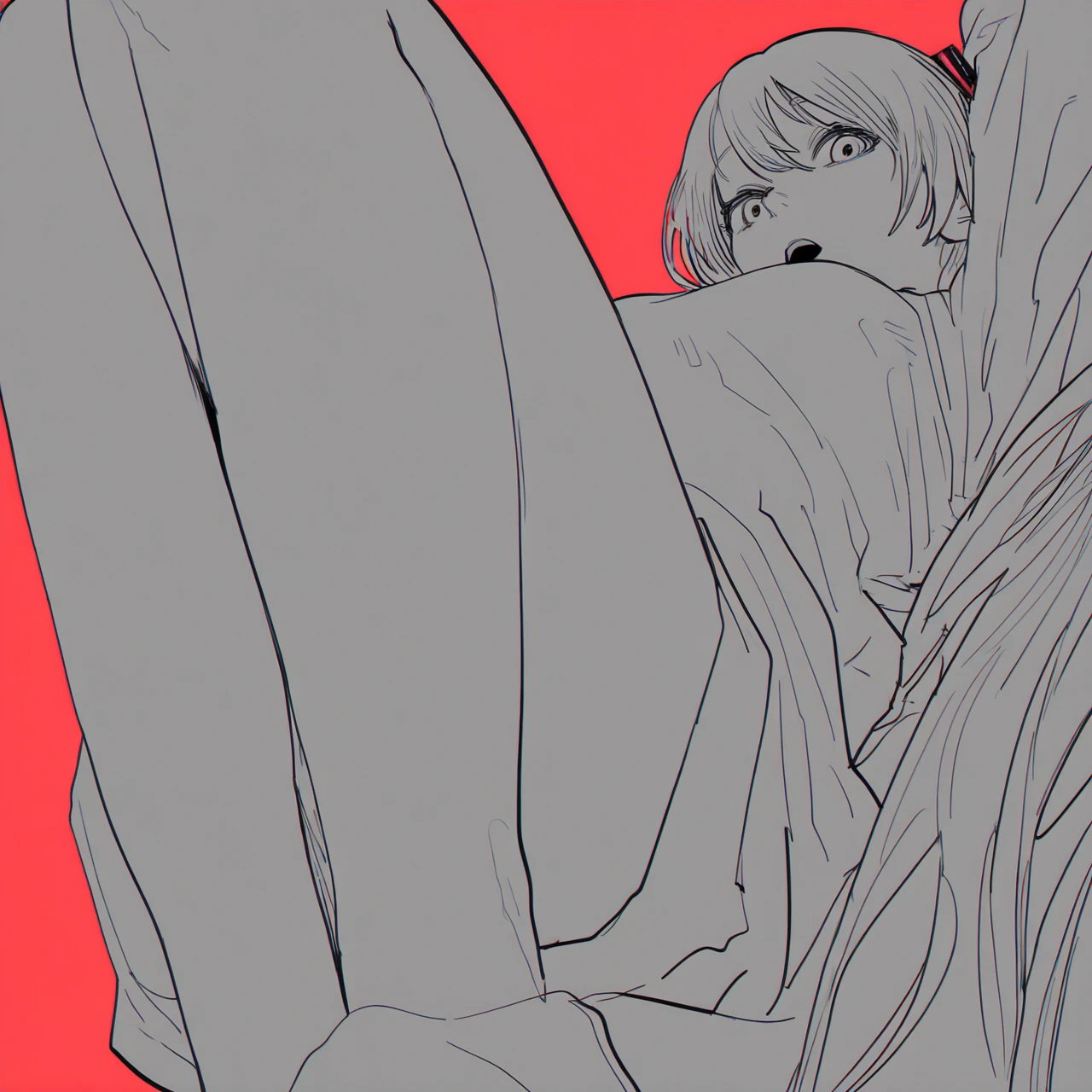 masterpiece, best quality, extremely detailed, anime, Girl,, blindfolded, white hair,extra short hair,boyish,tomboy,short,flat chest,nude,naked,, sandy beach,,(sex,varginal ,penis in vagina,fellatio,blowjob,2penis,cum in mouth, cum on body,cum in pussy),