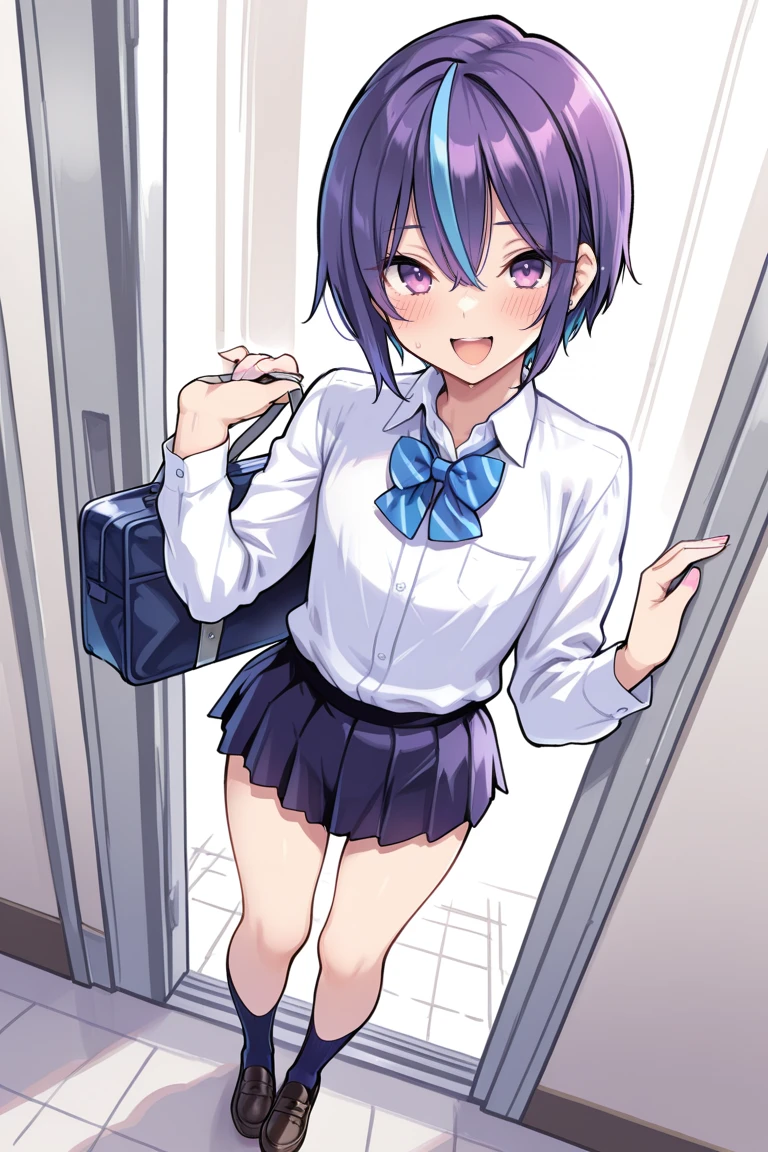 (8K),(masterpiece),(Japanese),(8-year-old girl),((Innocent look)),((Childish)),from the front,smile,cute,Innocent,Kind eyes,Plain T-shirt,Short sleeve,Blue checked long skirt,(Carrying a red backpack),Straight hair,Hair blowing in the wind,Somewhat strong wind,noon,bright,(8K、Ultra-high resolution、Highest quality、Ultra-high resolution,(Watching the audience), (((Very thick thighs))),Wide Hips, Beautiful thick thighs, 巨大なCircleいお尻, Beautiful huge natural breasts, (orgasm: 1.5),(Are standing/Are standing in honor),(Take off:1.5),Beautiful Hair, Beautiful Face, Beautiful and beautiful eyes, Beautiful clavicle, Beautiful body, Beautiful legs, Beautiful fingers, (Beautiful views),smile),(((No pants, Genitals are visible))),Futanari-Style Nekov0,((cute, (((Thick penis:1.5/Circle々と太った大きな睾Circle:1.5))),blue sky,(((full penis))),face forward,