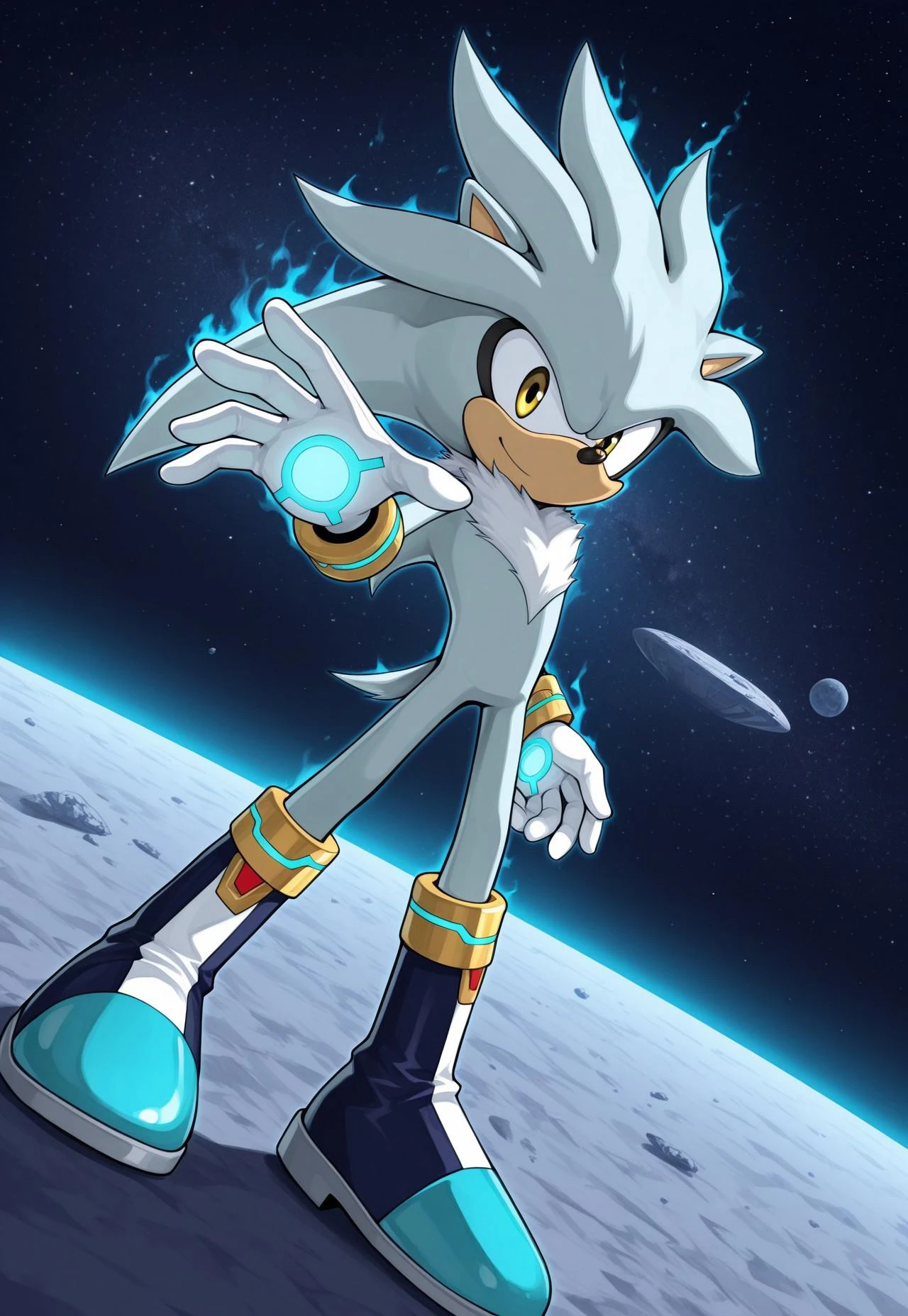 Silver the Hedgehog (Sonic the Hedgehog) - Illustrious
