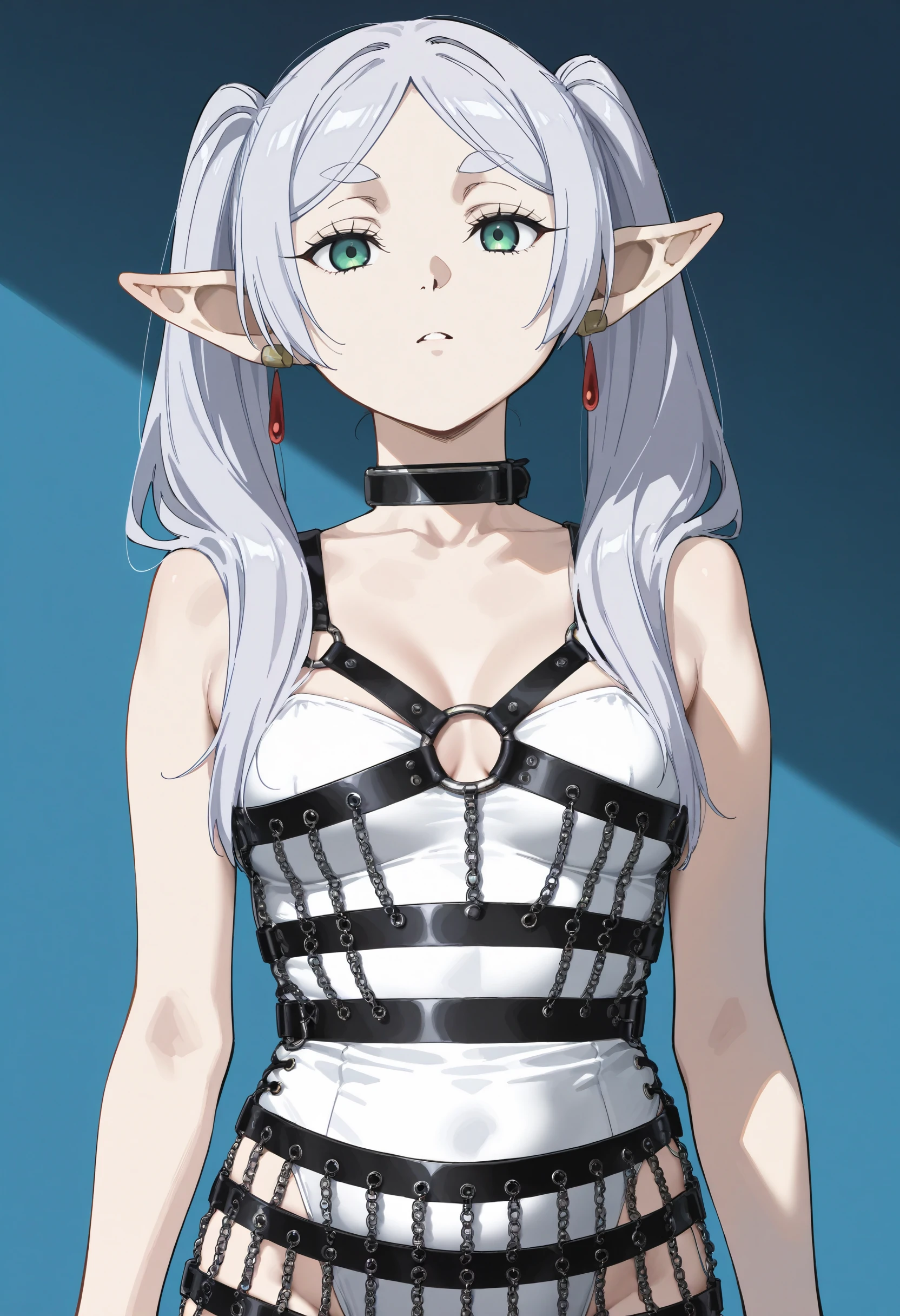 Harness Chain Dress Illust