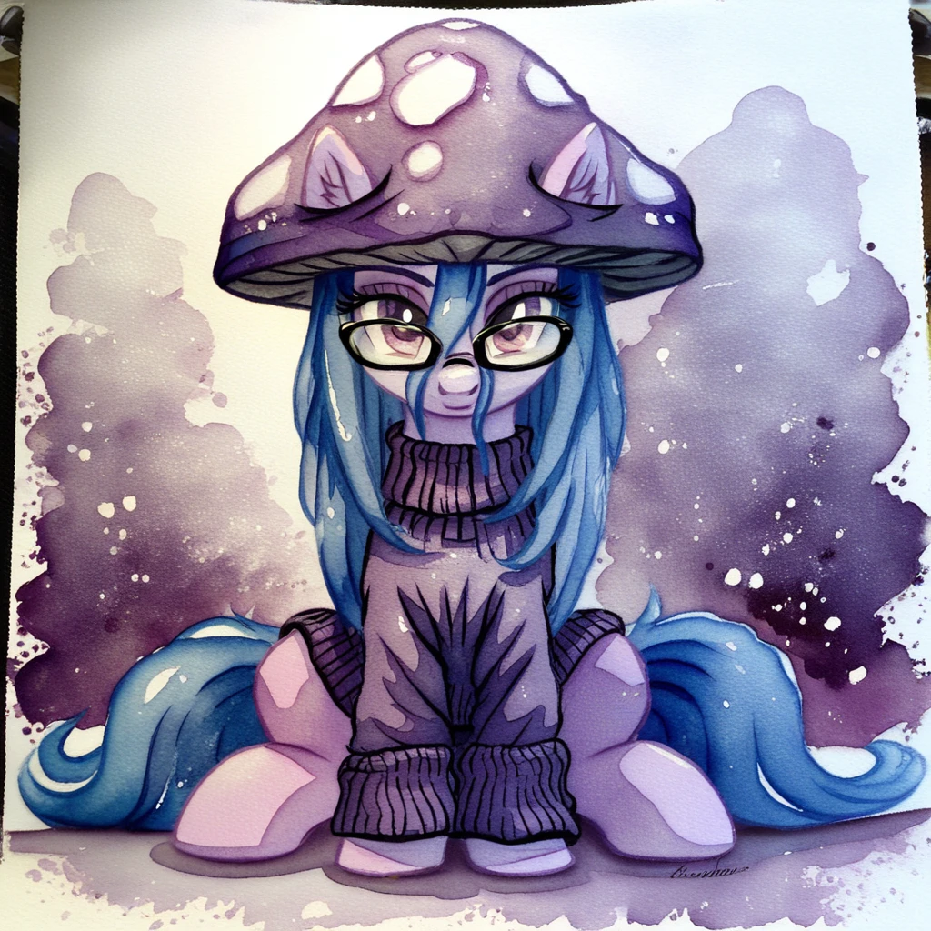 Mushroom Mare (Jellycap OC) pony V1