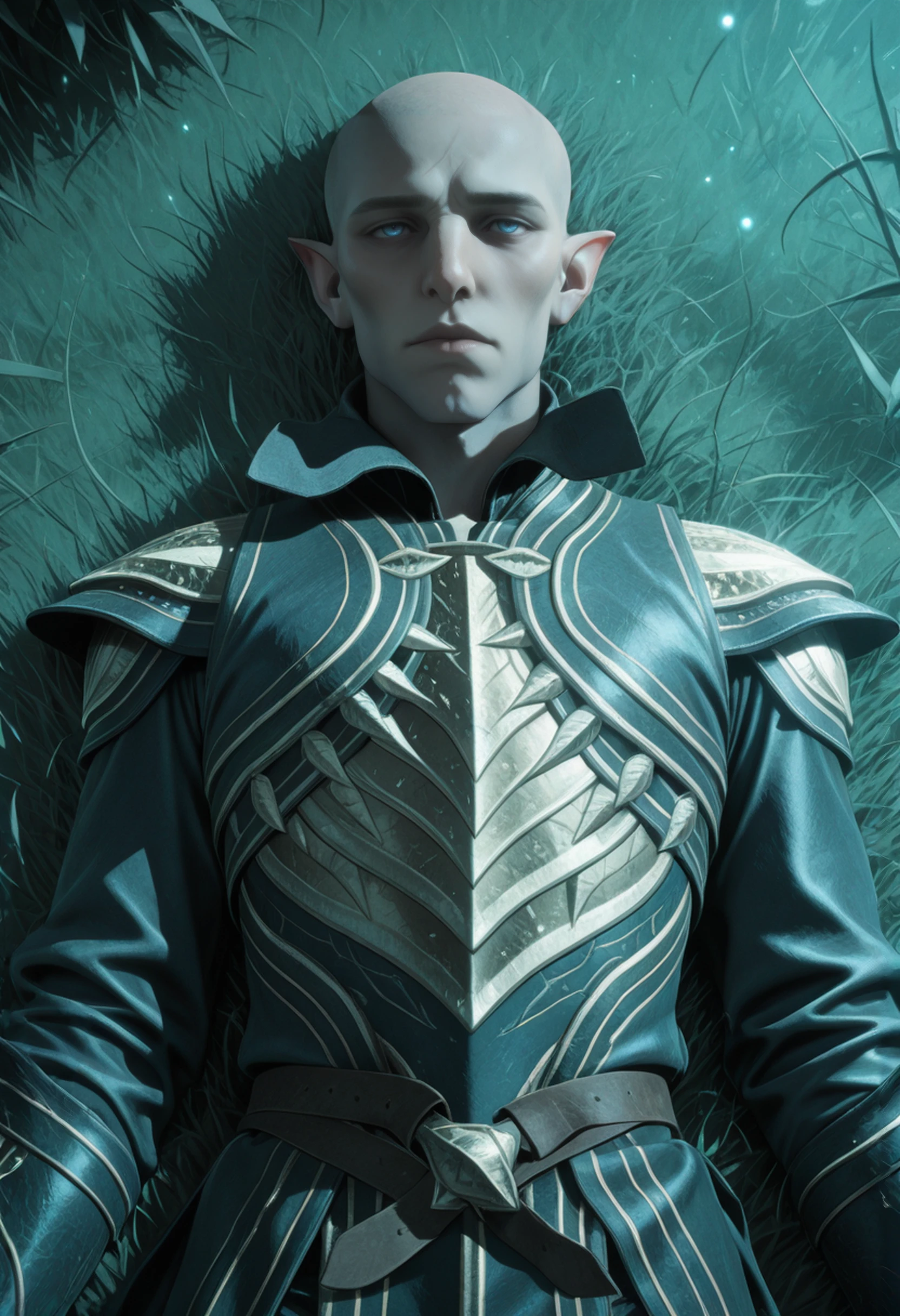 (8k, RAW photo, best quality, erotic, homoerotic, looking at viewer, face, eyes:1.5), (1boy, slender androgynous male, masculine crotch, dark sun gwyndolin:1.65)