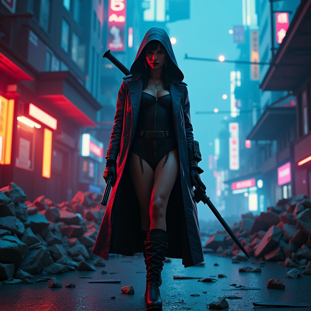 Dark Cyberpunk World F1D