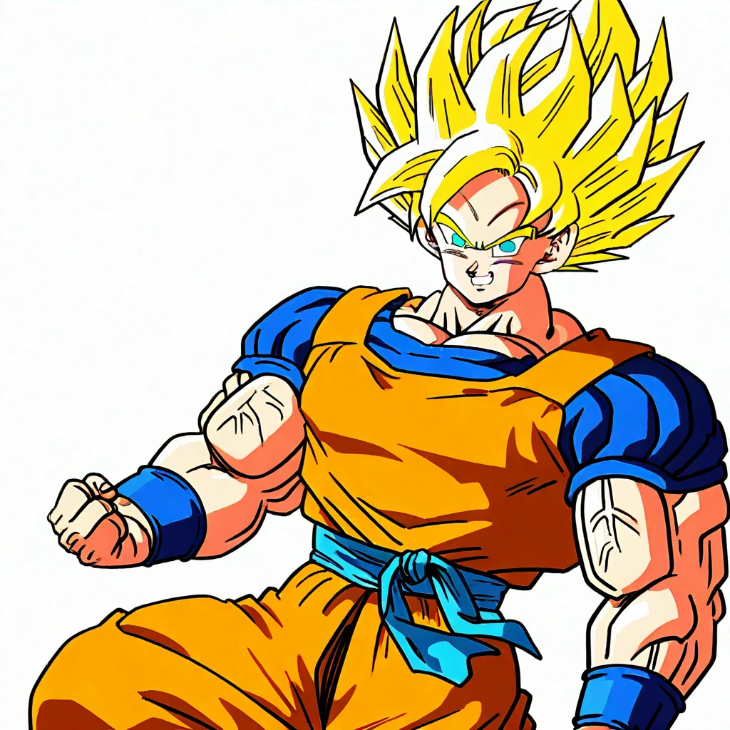 Super Saiyan Third Grade - Concept - Illustrious V1