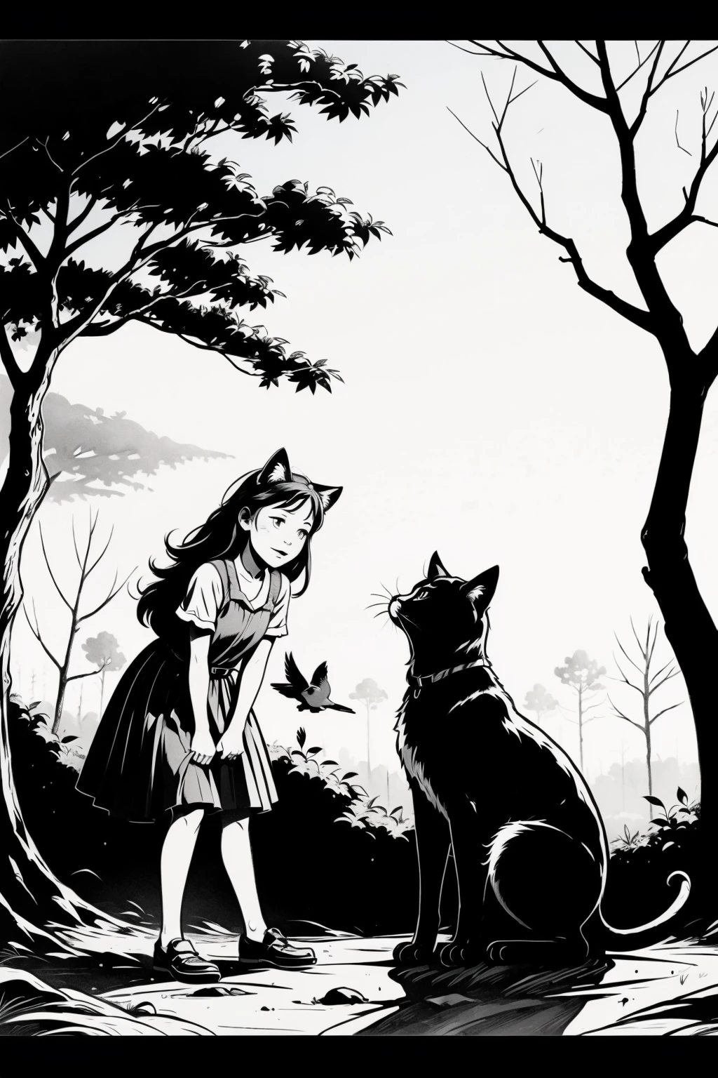 Some lineart style 2 SD v1.0