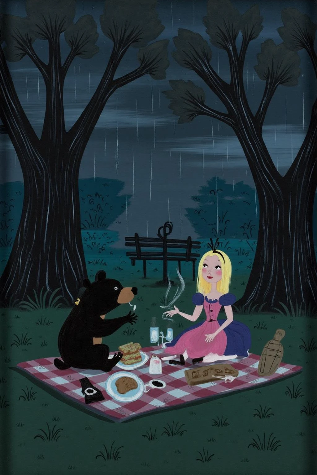 The Blair Art Project: Mary Blair Disney Alice in Wonderland Color Styling/Conceptual Artwork v1.0