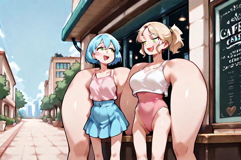Coco Pommel, evil smug grin, naked, big breasts, thick body, very big Feet, Coco Pommel Equestria girls, full body, Standing, in the park, Coco Pommel, cuerpo completo, high resolusion