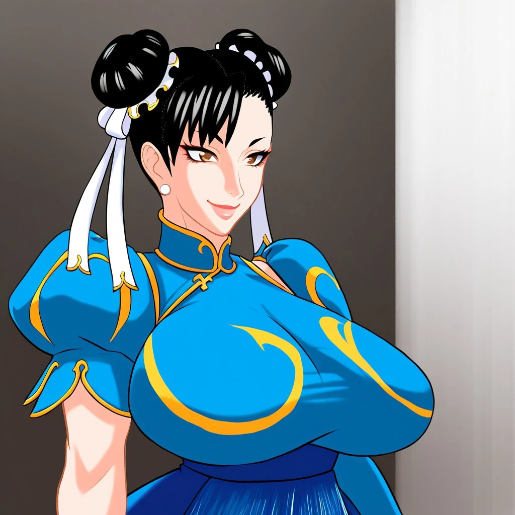 Beautiful girl Chun-Li in long-sleeved Chinese clothing(1 person) Exposing the nipples She cries after being sexually assaulted by the perverted emperor.