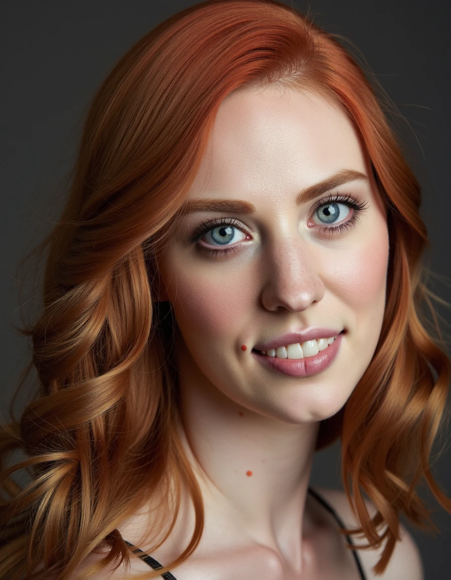 woman, portrait, aubrun red hair <lora:deborahannwoll:1>