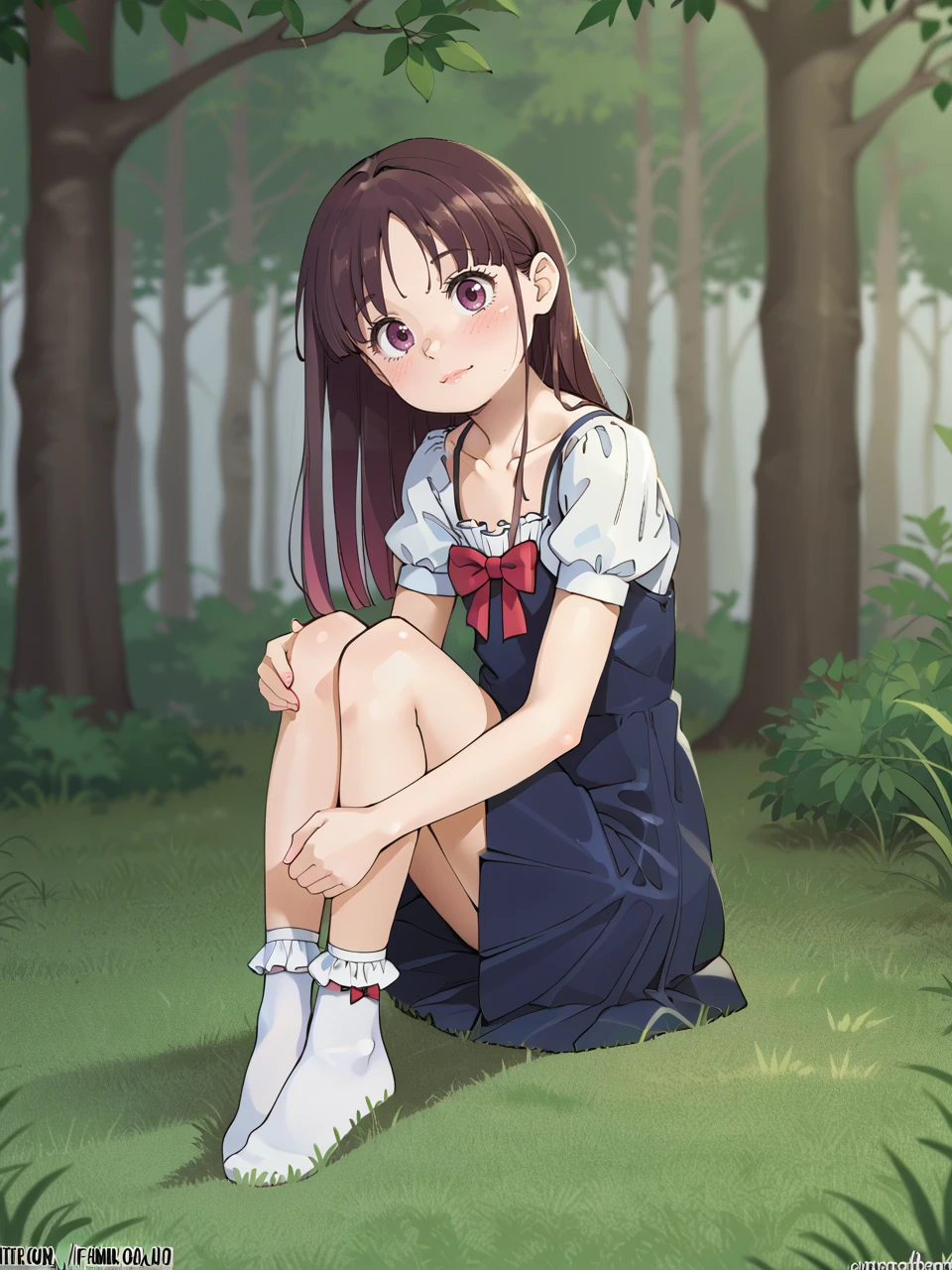 core_9, score_7_up , 2d, lineart,1girl, score_9, score_7_up, 2d, lineart,1girl,dramatic lighting, posing, cute, petite, sitting, long dress, tree, grass, long hair, ribbon, young, frilly socks, closeup, cute expression, teasing,
nekonote, <lora:Nekonote-pony:0.97>
