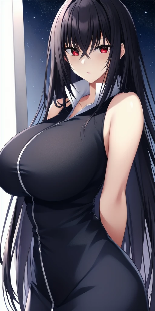 (masterpiece), (best quality), (ultra-detailed), ((girl, 29 years old)), an extremely delicate and beautiful, detailed eyes, minute details, (black hair, long hair, straight hair, hair between eyes), ((big breasts)), smile, open mouth, ((beautiful eyes)), (blue eyes), (upper body), she is wearing a blue dress, (detailed clothes), (detailed background, in a hospital, hospital hallway), (monochrome)
