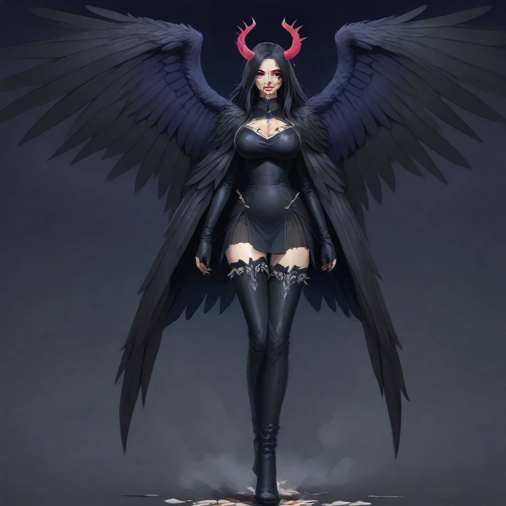 anime, avatar, masterpiece, best quality, high quality, high definition, high quality texture, high quality shadow, high detail, beautiful detailed, fine detailed, extremely detailed , detailed texture, colorful , delicate, cinematic light, side light, Lens Flare, Ray Tracing, detailed beautiful delicate eyes, dont change object, dont change face, big boobs, big breast, queen devil, evil
dark atmosphere, dramatic light