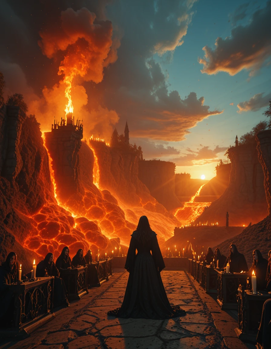 Epic Outdoor Ruin Clouds Warm Candlelight SeaArt AI epic-outdoor-ruin-clouds-warm-candlelight-seaart-ai