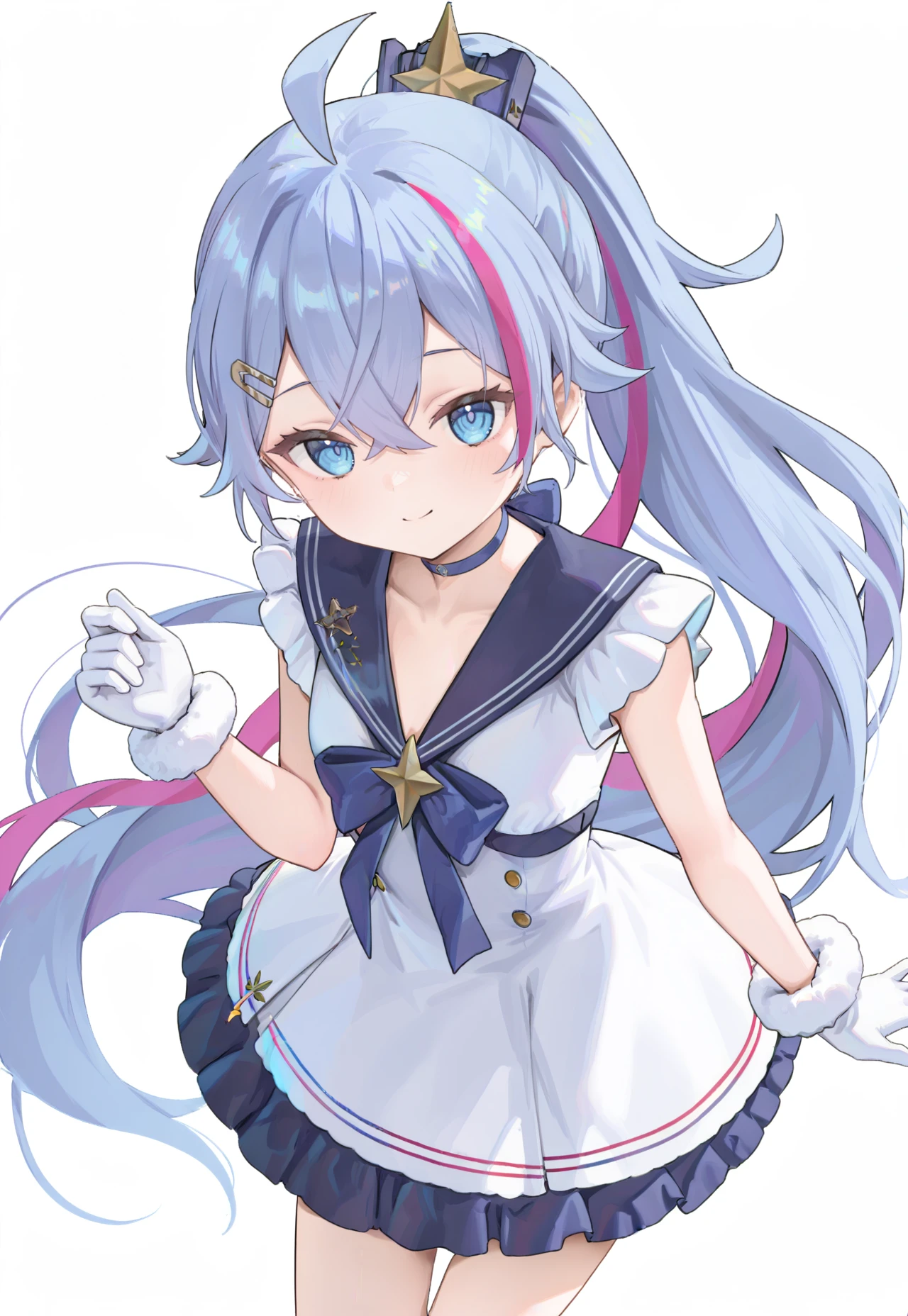 Masterpiece、Highest quality、highest quality、((((Transparency))))、(Open Mouth Smile)、Shiny hair quality、Small face、Dynamic pose、Super detailed, beautiful, wide eyes、Ultra-detailed, clear and beautiful faces、(cute illustration:1.2), High-resolution, ultra-detailed, best quality, embarrassed、Thighs, Awards, Anatomically correct