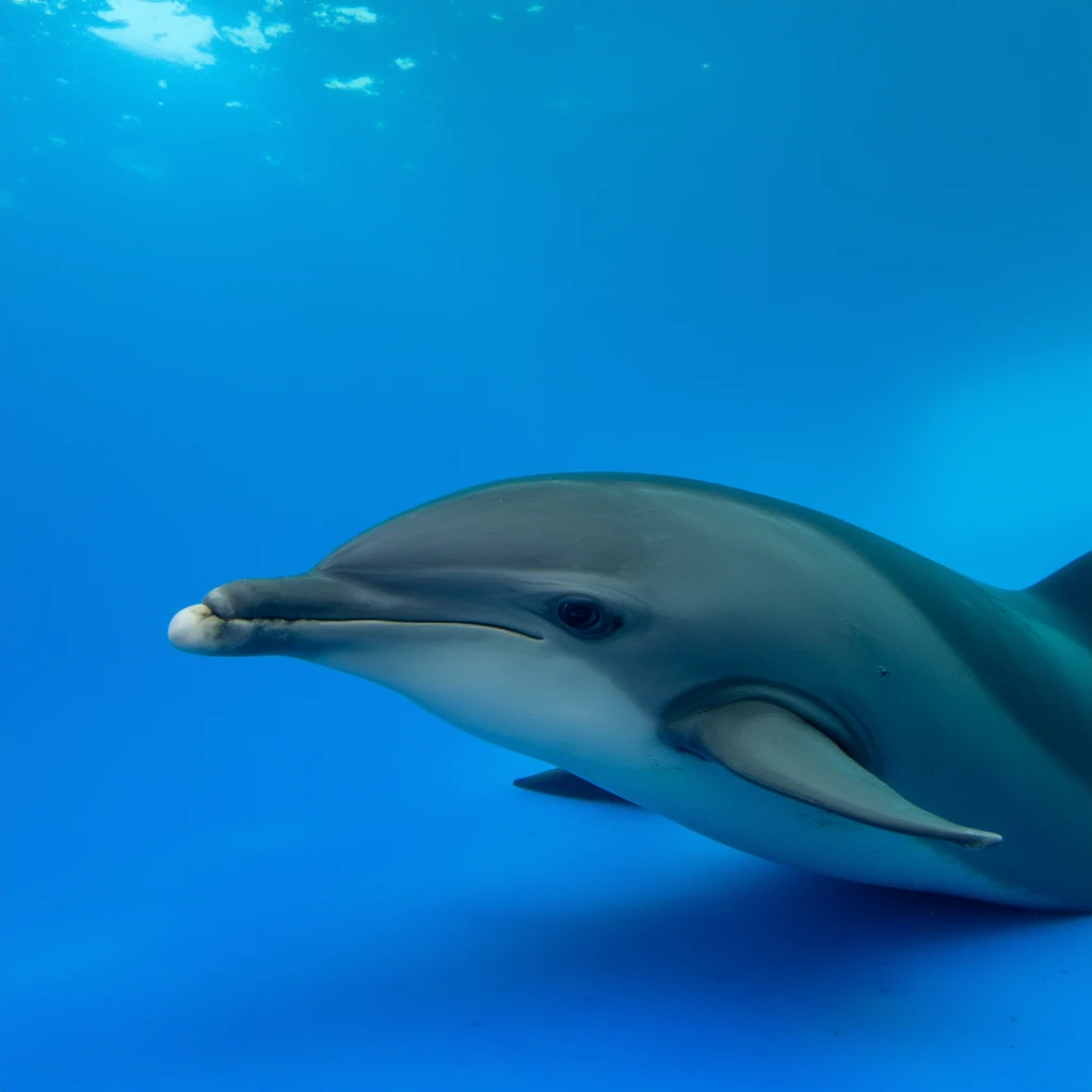 UHD, 4k, ultra detailed, cinematic, a photograph of <lora:sad style v1.1:1>
sad facial expression of a dolphin is laying on a blue surface, epic, beautiful lighting, inpsiring