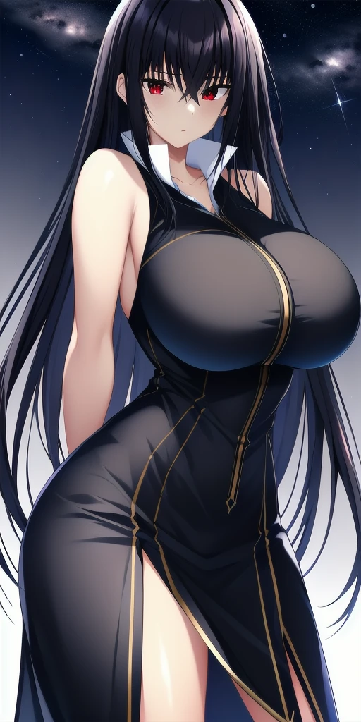 (masterpiece),((Highly detailed long black hair)),((expressive blue eyes)),(Highly deep v-neck blue dress),deep cleavage,(happy expression),extremely beautiful mature woman, milf,silver jewelry,best quality,cel shading,8K HD,highly detaild face, highly detaild eyes,flat color,digital color,(close angle),contrapposto,white background