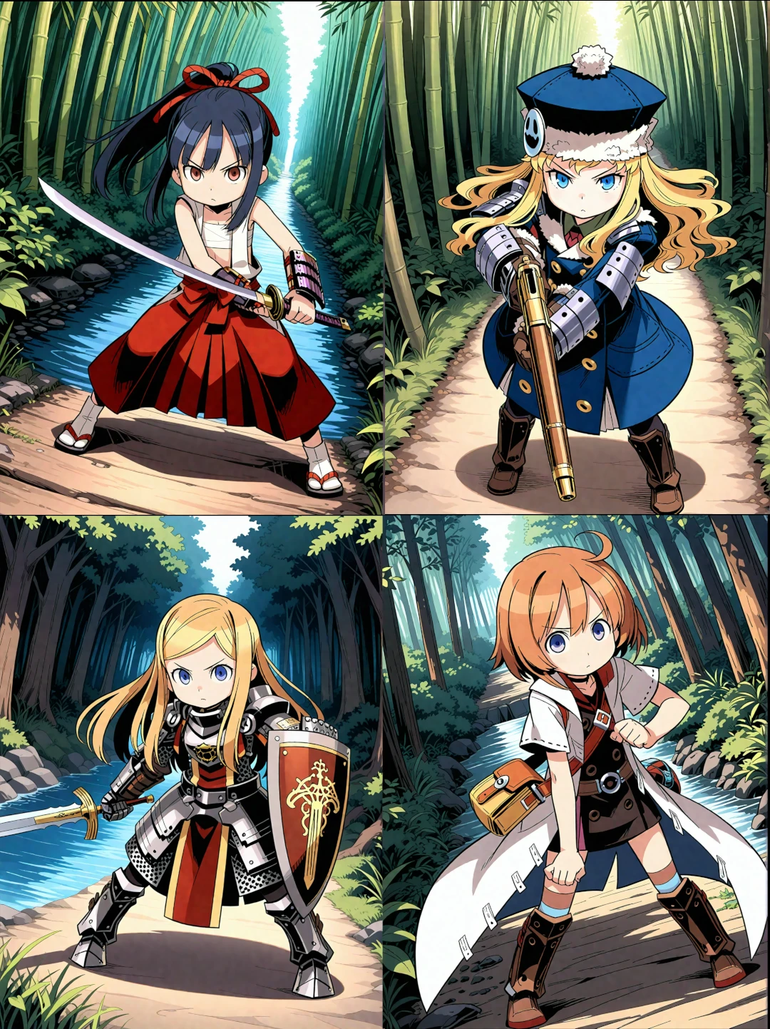 世界樹の迷宮(sekaiju no meikyuu, etrian_odyssey,)ブシドー、ガンナー、メディック、パラディン、カースメーカー v1.0