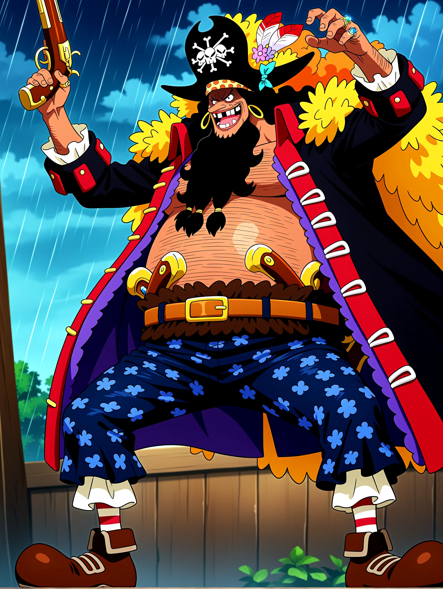 (Commission)黒ひげ Blackbeard/Marshall D. Teach - One Piece [IllustriousXL] v1.0