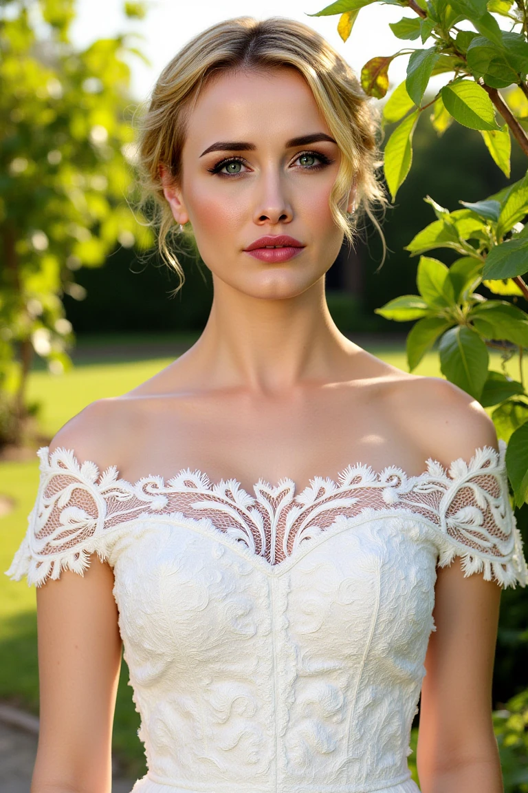RAW photo, face portrait photo of beautiful 26 y.o woman, blue eyes, cute face, freckles around her nose, white hair, wearing black dress, happy face, full body, She held a white rose in her hand, beautiful breast, hard shadows, cinematic shot, dramatic lighting
