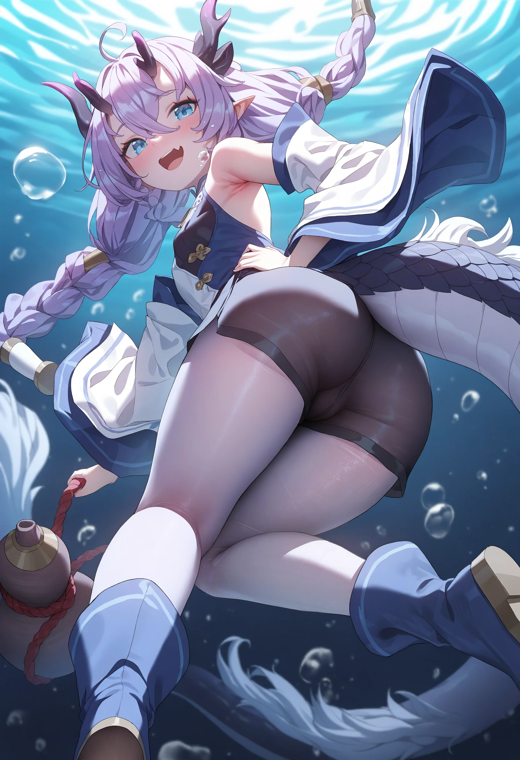 [NoobAI concept]Reflective Pantyhose/Thighhighs v1.0