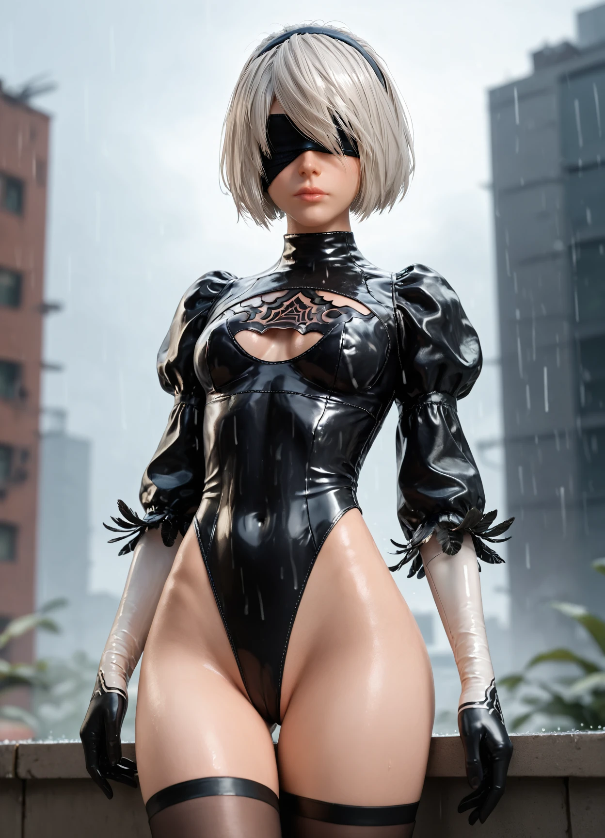 Nier Automata - 2B - Blender 3D - Pony v1.0
