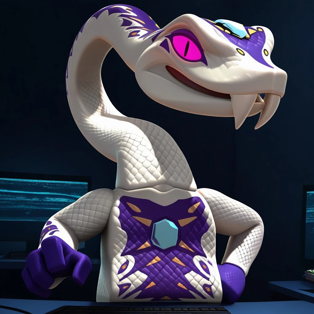 (((best quality))), (((highest quality))), ((masterpiece)), (detailed), (((((male cobra))))), (((standing in a locker room))), looking at the viewer, (((arrogant smile))), (((half-lidded eyes))), (((half-lidded eyes))), (((perfect face))), (((symmetrical face))), (((awaiting tongue))), (((anthro cobra))), 1cobra, shirtless, (((solo))), (((inside))), ((((metallic yellow eyeshadow)))), (((anthro cobra))), (((bright yellow eyeshadow))), (((open-mouthed smile))), (((orange eyes))), (nipples), (((perfecteyes eyes))), (((perfect mouth))), ((narrow shoulders)), (((flat chested))), (((black outline))), (((Ribs))), (((skinny))), (((perfecteyes eyes))), (((tongue out))), (((empty locker room))), (((tongue out))), (((black scales))), (((sleazy expression))), ((((highschool-aged)))), (((orange tongue))), (((hairless))), (((masculine face))), ((Cocky smile)), (((perfect pupils))), (((perfect irises))), ((((detailed eyes)))), (((perfecteyes eyes))), (((((Portrait Shot))))), ((((tongue out)))), (((cobra))), (((perfect eyeshadow makeup))), (((Highschool locker room))), (((orange nipples))), ((((Scalie)))), ((black scales)), ((((awaitingtongue)))), ((((fangs)))), (((long tongue))), ((skinny arms)), (((a lot of saliva))), ((perfect teeth)),