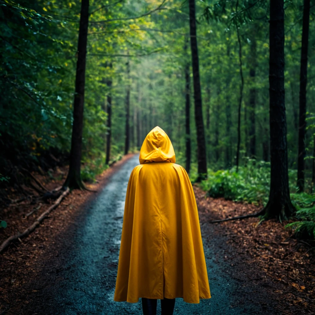 cinematic film still of <lora:cinematic film color style 60-30-10 xl v1:0.8>
cinematic film color style a woman in a yellow cloak standing in the woods sided, perfect image, perfect body, perfect anatomy, sharp image, detailed image, high quality cinematic photography, dramatic light style, cinematic background, cinematic contrast, cinematic saturation, cinematic film color style, visual artistic composition style, solo, long sleeves, outdoors, day, hood, tree, letterboxed, nature, cloak, hood up, forest, hooded cloak, photo background, upper body, hand up, power lines, yellow raincoat
, shallow depth of field, vignette, highly detailed, high budget, bokeh, cinemascope, moody, epic, gorgeous, film grain, grainy