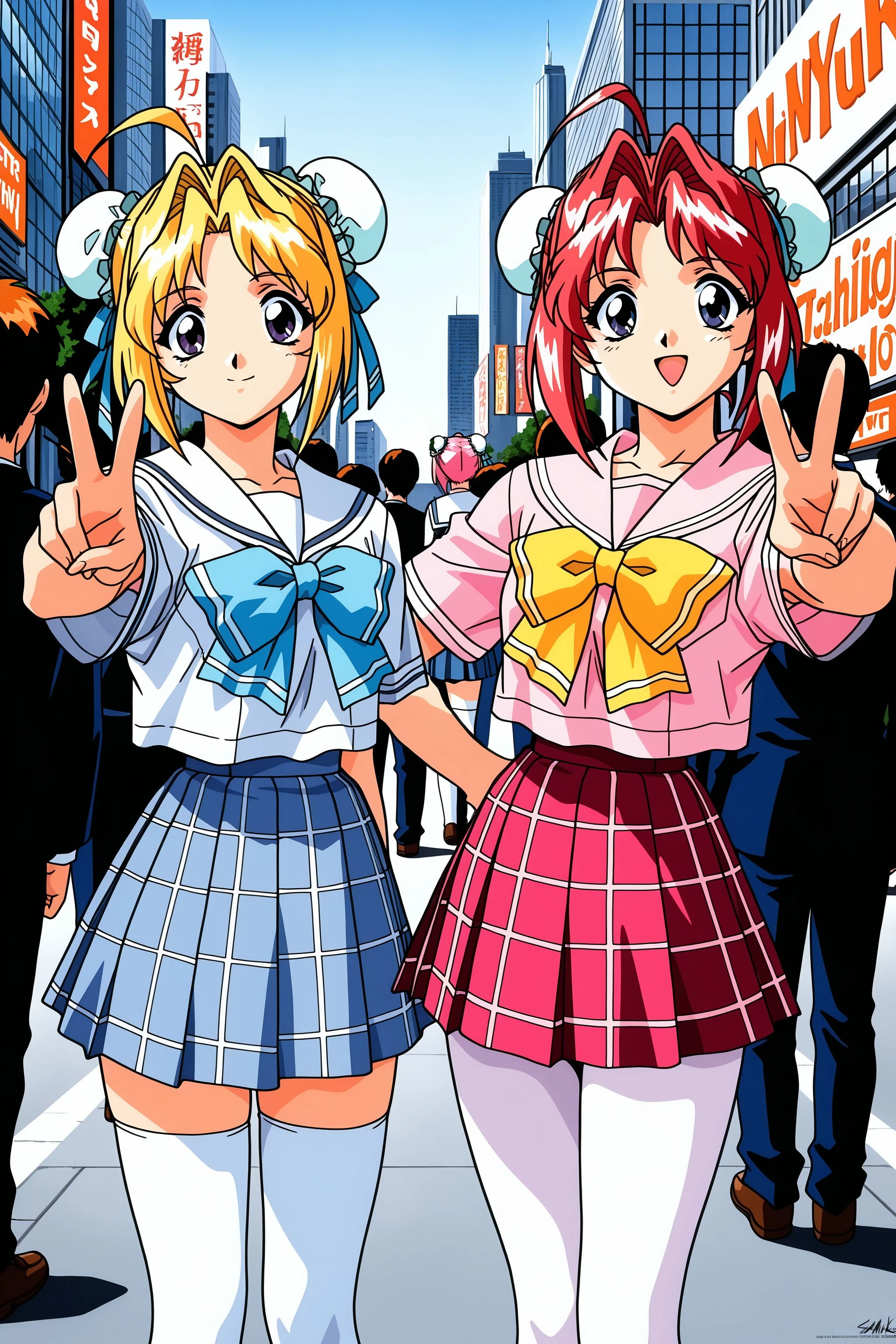 Miku Akiyama & Fake Miku - Blackmail II THE ANIMATION Illustriousv0.1-T1