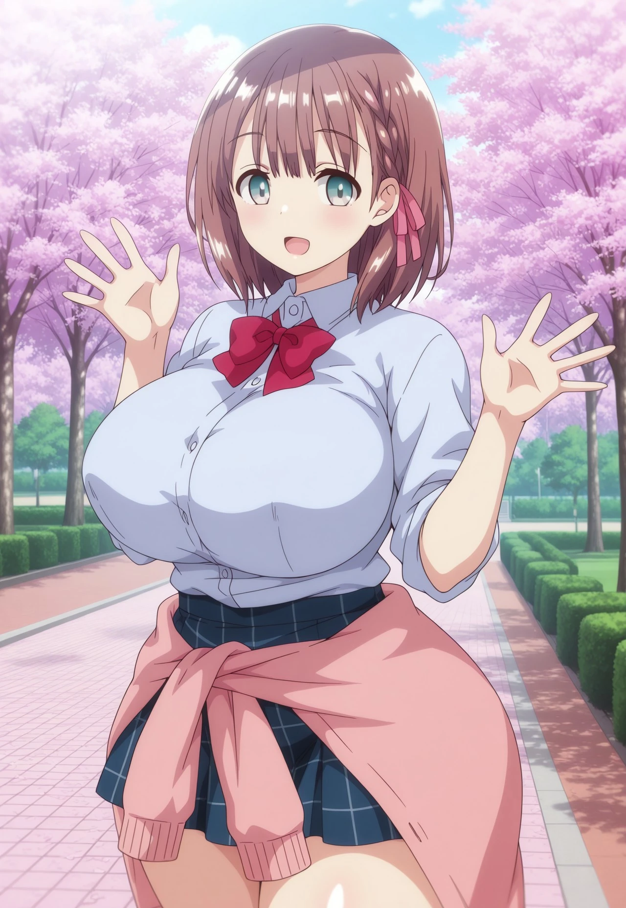 Tomomi Sakurazawa (bonyuu-chan wa dashitai) - pony xl/Illustrious V2 (IL)