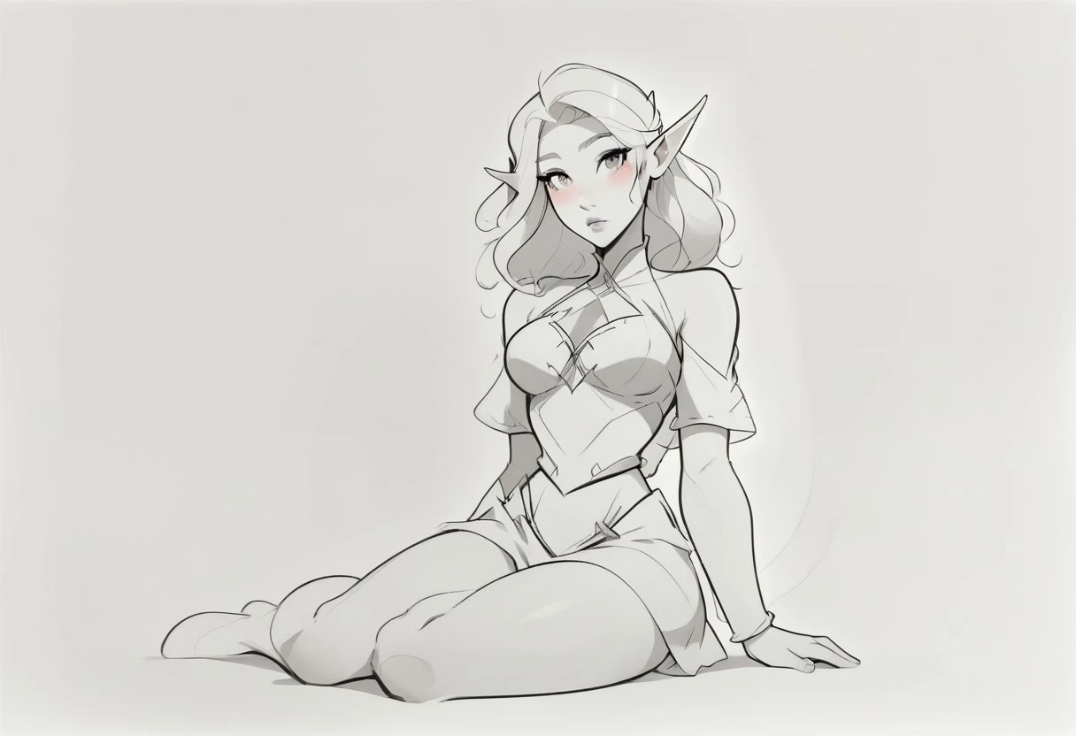 goblin girl, (long multicoloured braided hair), pink eyeshadow, bushy eyebrows, long eyelashes, colored skin, (red skin), flat chest with protruding dark nipples and (dark areolas),smug, (embarrassed expression), dainty rings, stacked golden bracelets,(wearing stacked sapphire Jewel necklace), climbing stepladder in luxury walk-in closet with sunlight shining through,full body shot, reaching to grab something, small breasts, punk, wearing designer negligee, plump thighs,wearing fishnet stockings, tattoos on chest and legs,