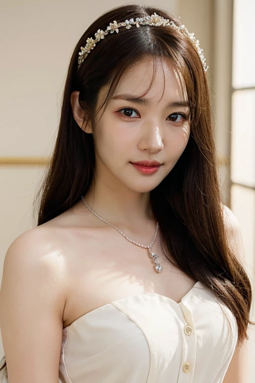 There is a girl in a wedding dress, Iris, wearing a wedding dress with a veil, castle building ray tracing, full body, {best quality}, {masterpiece}}, extremely detailed 8K wallpaper, {an extremely delicate and beautiful}, colorful, intricate details, realism, realism, camera quality, (meticulously portrayed clothes), cold white skin, (meticulously portrayed blush), 1080p, sun, soft cute, smooth light silver hair, messy beauty, lighting, broken feeling, shiny and silky skin, 3D stereoscopic, masterpiece, Best quality, illustration super fine, beautiful eyes, very delicate light, fine glow, very fine 8K CG wallpaper, peach blossom eyes, red pupils, an extremely delicate beautiful girl, 8k wallpaper, best quality, full body close-up, white wedding dress, luxury silky bright red chiffon overflash (illusion, glitter, ultra-thin, soft,) wedding dress