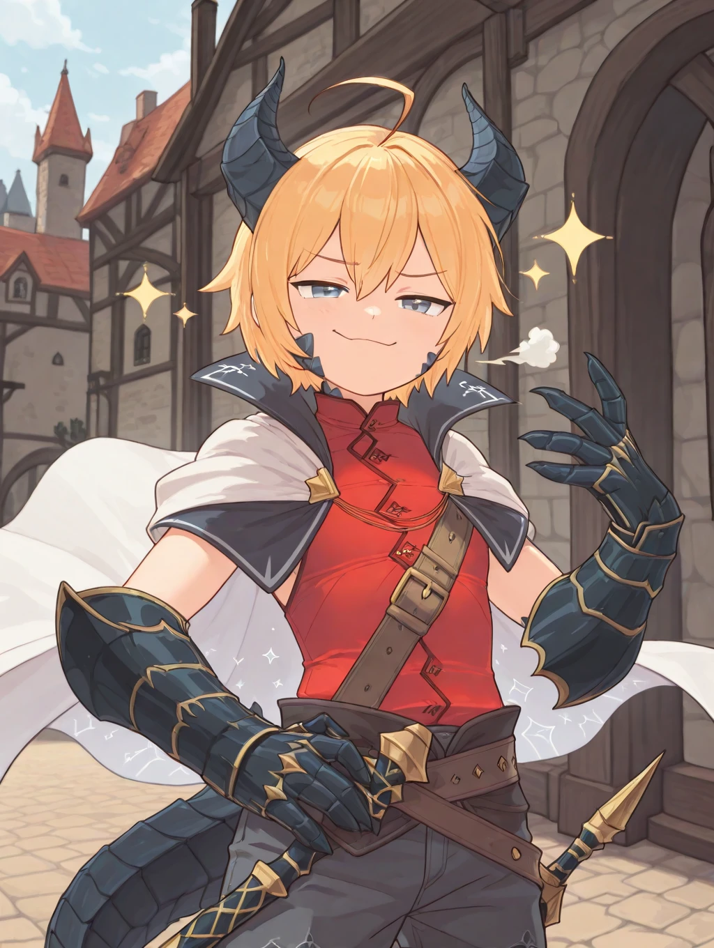 Highest quality、Sexy Baby Lizardman、Skimpy、Pink eyes without highlights、Lizard head、Red skin、Shota、maleの子、male、Sweat、Embarrassing、Gay、Sex Black Mass、Dark Sky、cute、Knee-high socks、frilled choker、Obscene language、Showing tongue、toplesagazine cover style illustration、Get a tip、Body Jewel、Belly button style demon armor、Latex T-back Panties、Transparent fabric、Sticky white mucus pours down from above、Blushing cheeks and opening your mouth wide、Begging for a hug、Rosary、Erotic massage by a powerful devil、Angle looking up from below