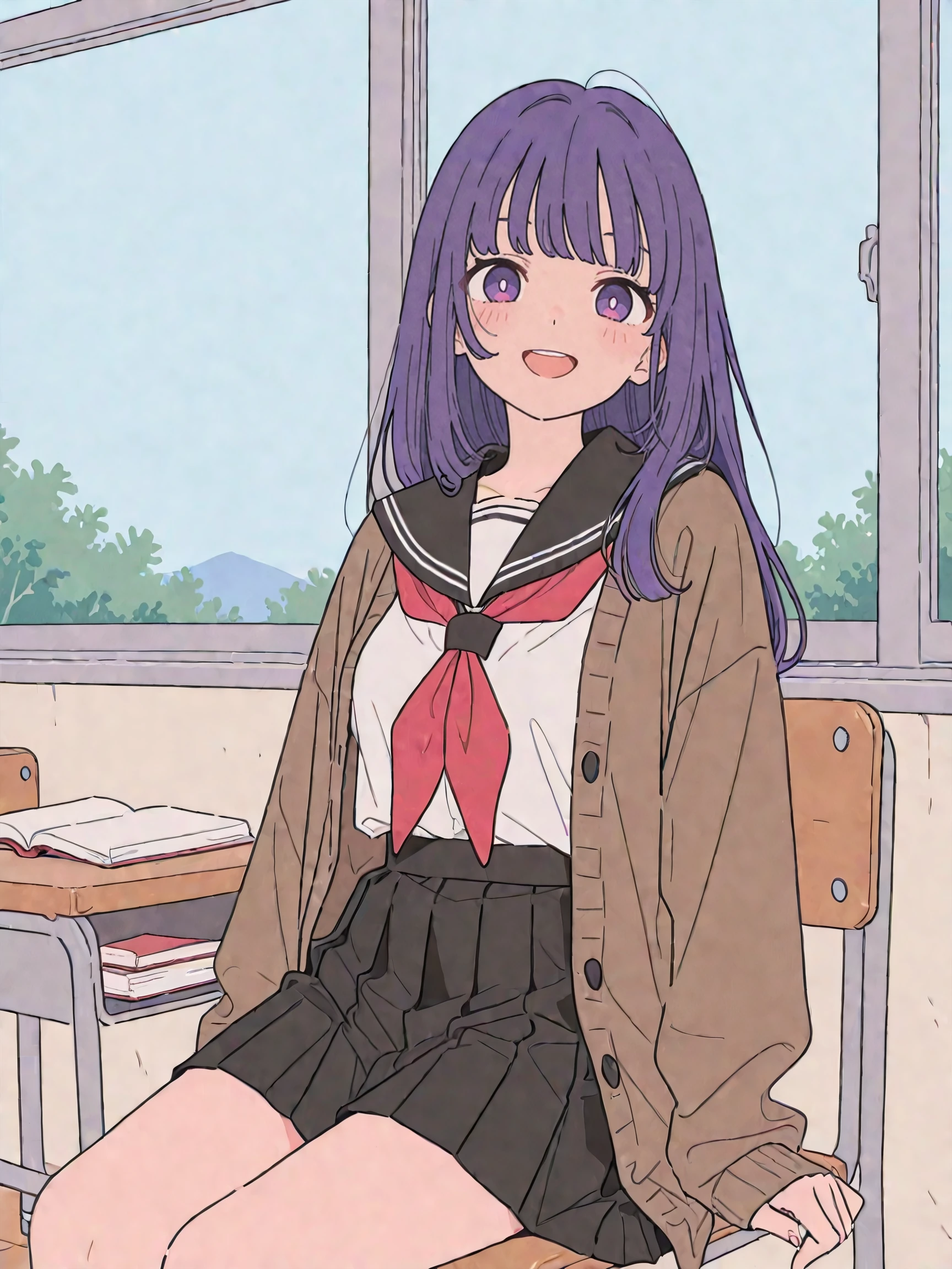 Flanime Illustrious-XL - High-Quality Flat Anime