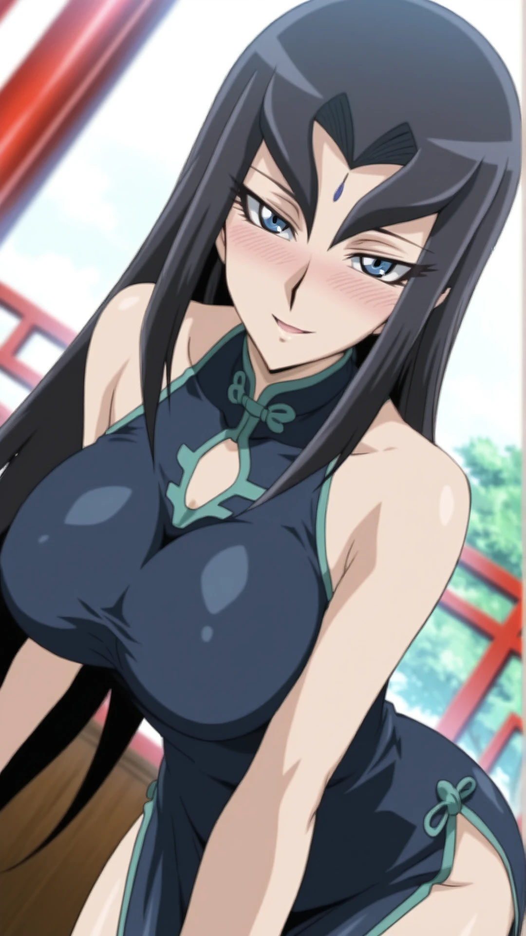 score_9, score_8_up, score_7_up, source_anime,masterpiece,best quality,highres,absurdres,official art,official style,source_anime,anime screencap,anime coloring,megami magazine,anime,animated,explicit, solo, boa_hancock,long hair, black hair, earrings, dress, jewelry, large breasts, 1 girl、Blushing cheeks、shyly smile、optic、large full breasts、hair pin、mini heart pasties、a necklace、piercings、Crawling on all fours on the bed、depth of fields、lickling lips、Tongue licking、Glossy reddish-brown shorthair、Black eyes、clavicle、Beautiful fingers、Hourglass body, Big round breasts, large breasts, nipples shot, lift breasts, breasts lift, Naked women, open legs, hip lift:1.5, lift hip:1.4, Make up, eye shadow:1.2, Sagging breasts,