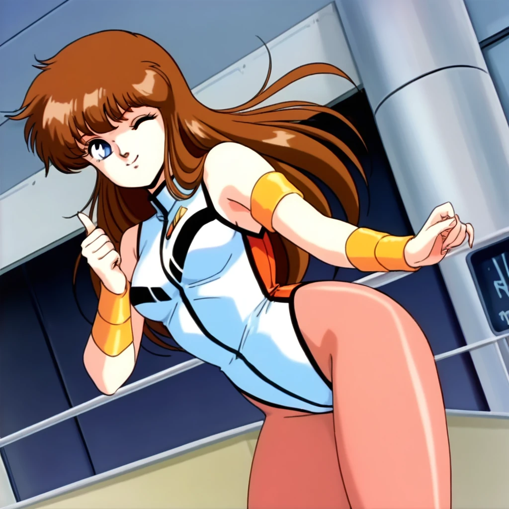 anime, masterpiece, highest quality, Perfect Anatomy, Aoikan, (1 girl)solo, orgasm, (pink leotard)(cameltoe)thong, gymnastic hoops