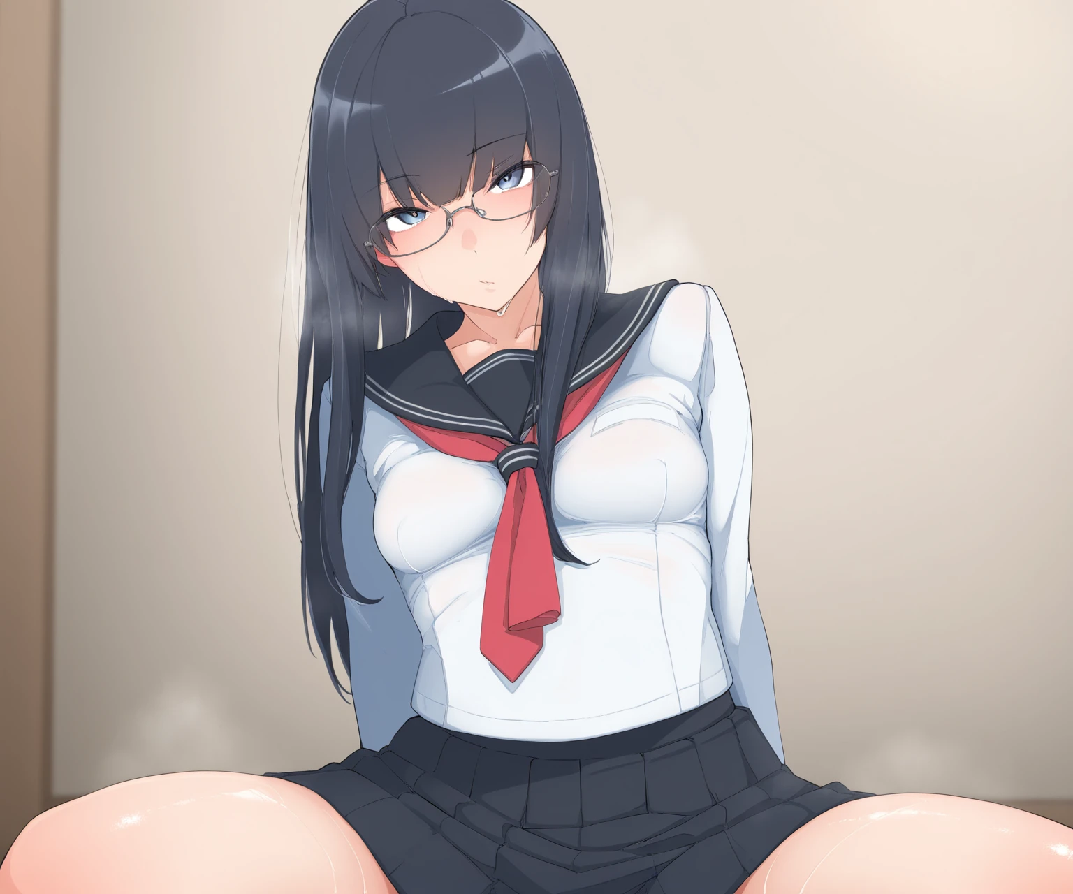 (photorealistic:1.4), (RAW photo),masterpiece, best quality, extremely detailed, glasses,black hair,long hair,(((gigantic breasts))), ,grin,NUDE,Wet,((curvy)),nsfw,(((Huge nipples))), nipples with split ends,1girl, ,White fluid is gushing out from the female genitals, and a large amount of white fluid is on the breasts,Huge swollen nipples,The tip of the nipple is cracked,Her whole body is Wet with semen, her breast milk is gushing out, and there is semen in her hair.,kaku bunwa, long hair, black hair, glasses, brown eyes, (red school uniform:1.1), skirt, necktie, ahoge,cyclone \(for once\),white fluid gushing out of the vagina,a woman,1girl,blot,straight,penis,xray,sex,big penetration,testicles,nipples,1boy,How,vagina,breasts,creampie,nudity,How in pussy,womb, , belly bulge,foaming from the mouth,kaku bunwa, long hair, black hair, glasses, brown eyes, (red school uniform:1.1), skirt, necktie, ahoge, twintails,anime style, anime line art, shiny skin, detailed eyes, blush, perfect proportions ,full body,Astride a man、Being on top of a man、Having sex in cowgirl position、White fluid spurting from female genitals、White fluid spurting out of the vagina、Hands placed in front of、Huge nipples with split ends、Eyes open、Mouth open、 on the chest、There are many cuts on the chest、Bleeding from a wound in the chest、Blood is coming out of the nipples、Painful face、Vomiting blood from the mouth、There are marks on his stomach from being punched、Spreading her vagina、There are cuts on the body、Blood spurting from the nipple、straddling a man, being on top of a man, having sex in cowgirl position, white fluid gushing out from the genitals, white fluid gushing out from the vagina, hand in front, tip cracked huge nipples, eyes open, mouth open, on the chest, many cuts on the chest, blood coming out from the chest wounds, blood coming out from the nipples She looks like she's in pain, she's spitting blood from her mouth, there's a punch mark on her stomach, her genitals are spread open, th