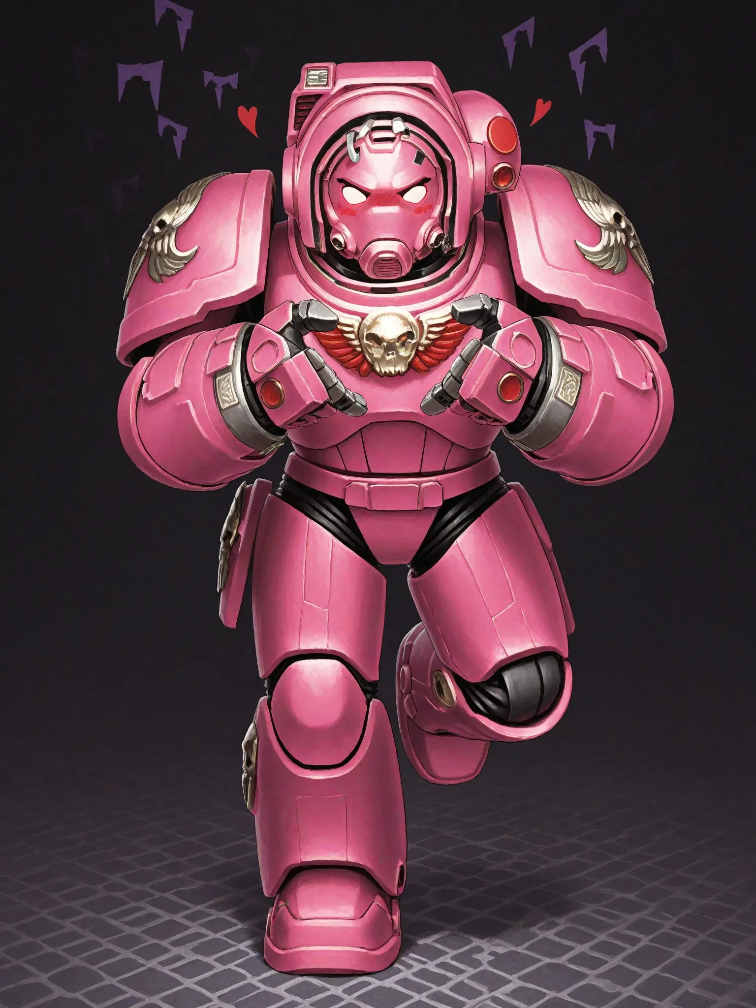 Terminatorspacemarineil, terminator helmet, terminator armor - SeaArt AI