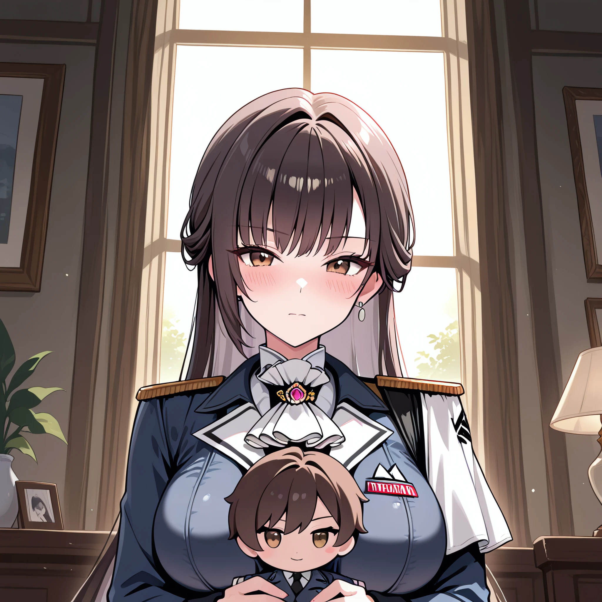 leipzig, women's suits, holding a babyboy