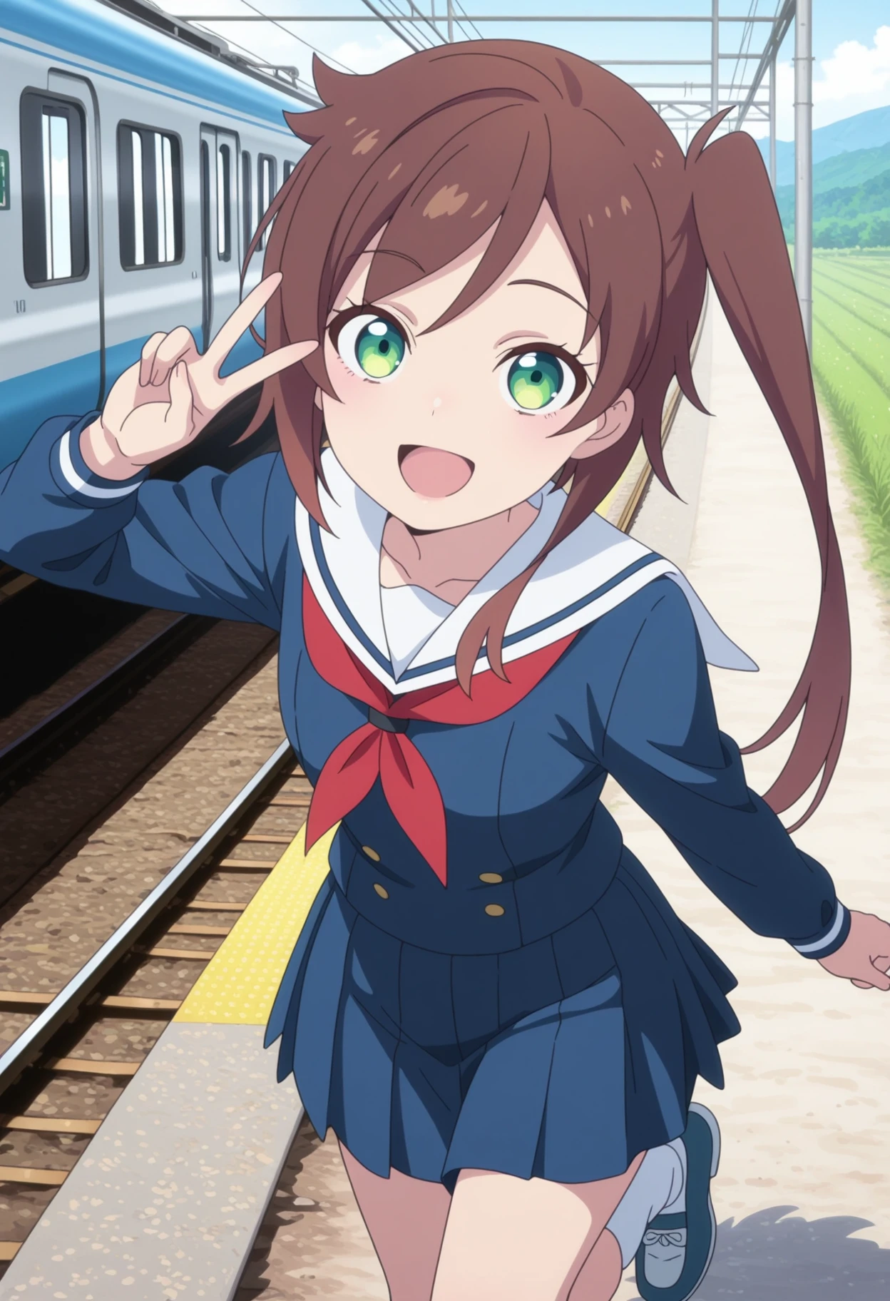 Shizuru Chikura | 千倉静留 (Shuumatsu Train Doko e Iku? | Train to the End of the World | 終末トレインどこへいく？) V1