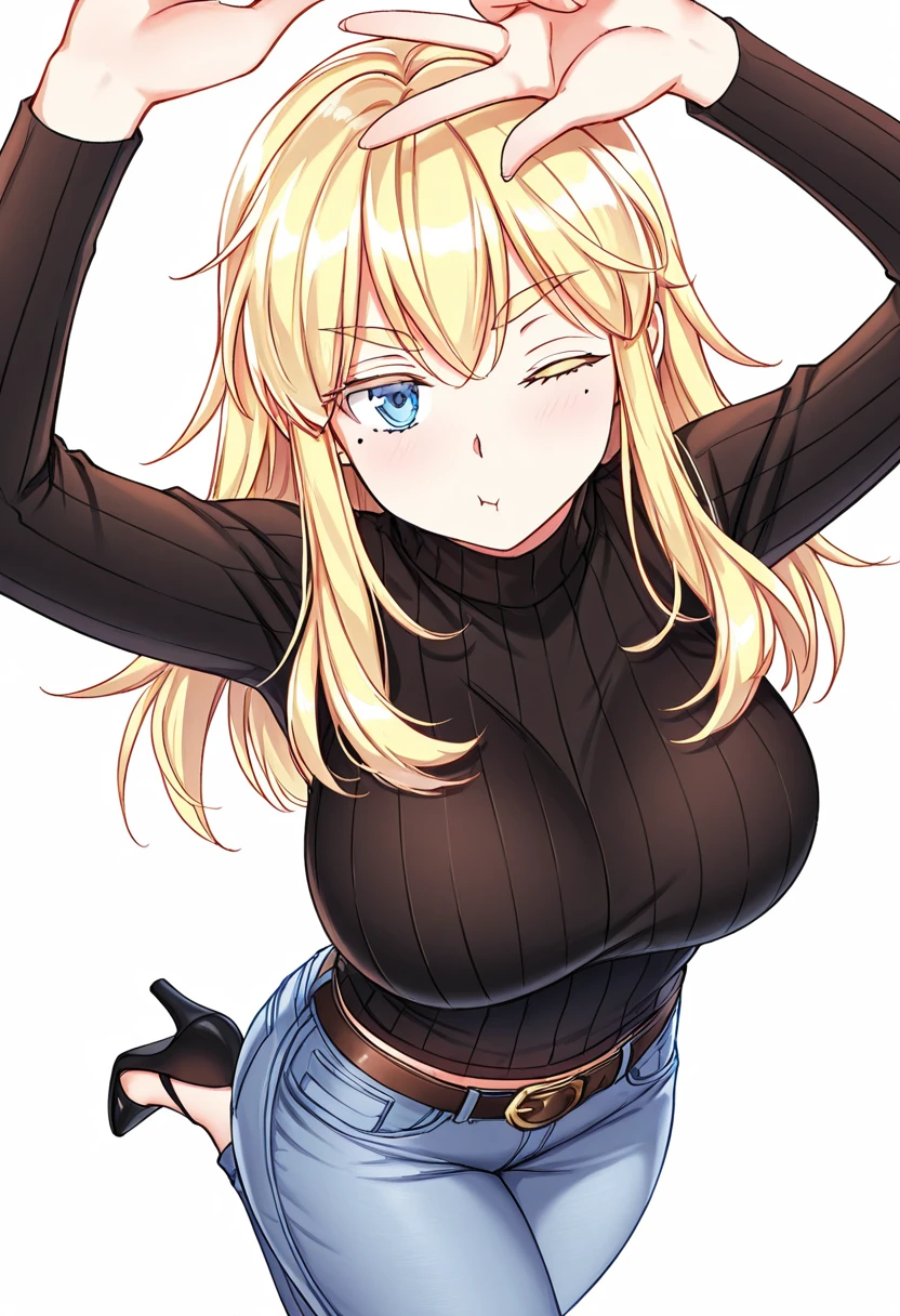 samus aran, ponytail, large breasts, hair tie, jacket, (jeans:1.25), (standing straight:2.0), peeing herself, (wetting herself:1.5), very large peeing stain, huge pee stain, best quality, ultra-detailed, HDR, studio lighting, professional, vivid colors, sharp focus, physiologically-based rendering, bokeh, landscape, blue color palette, soft lighting, dynamic shadows, (hands on thighs:1.5), embarrassed, humiliation, blushing, angry, tears, (facing viewer:2.0), cleavage, beach, ocean, shoal, sand, tropical setting