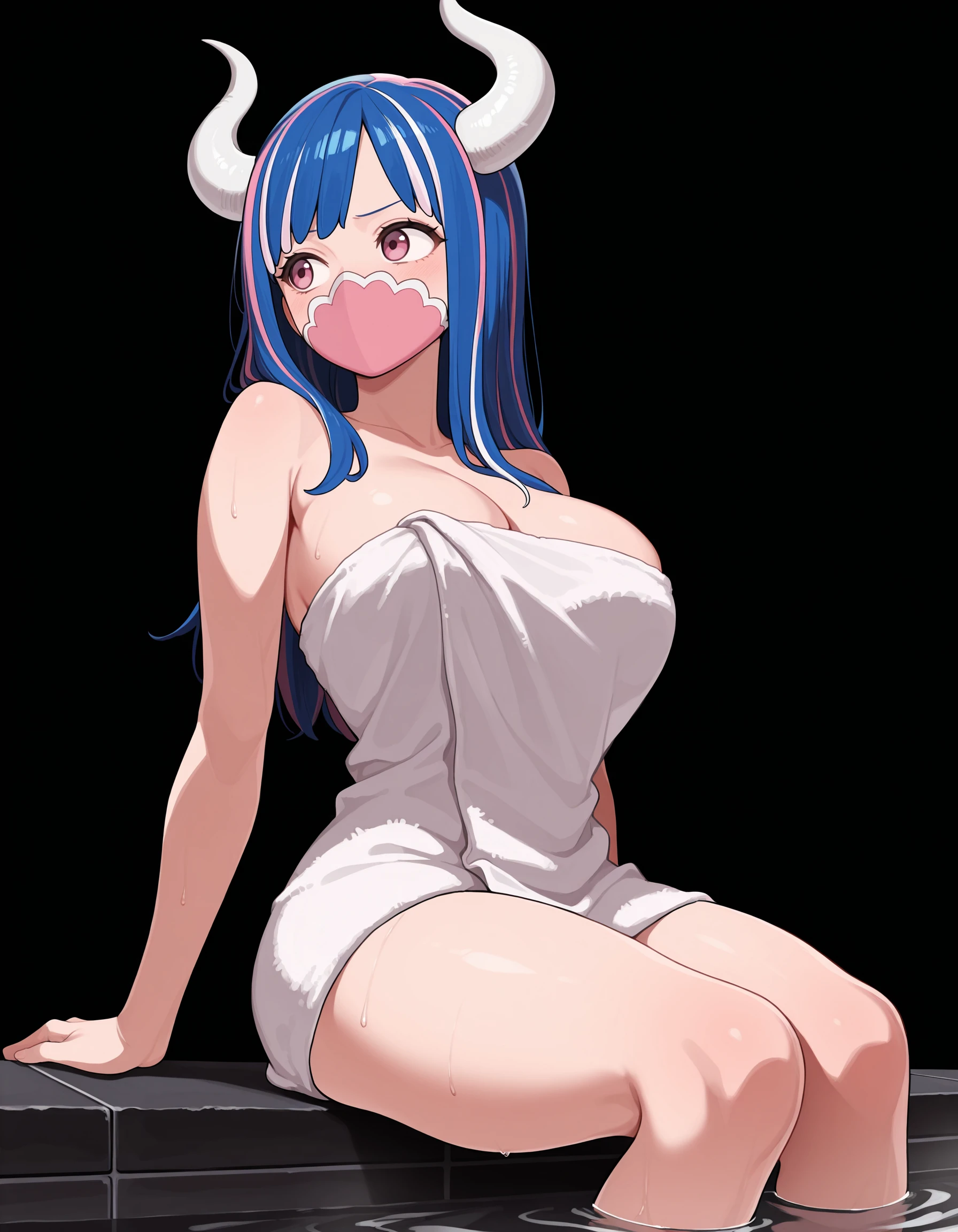 (((felicia))), (((longe hair blue))), (((eyes Green))), (((fangs))), (((tanned Dark skin))), (((perverted face))), (((purple wet underwear see through))), (((wet white shirt see through), (((cat tail))), (((y lady))), (((big ass, (((bis breats, big ti(thick)), (((smile))), (((blushes))), (((kneeling))).