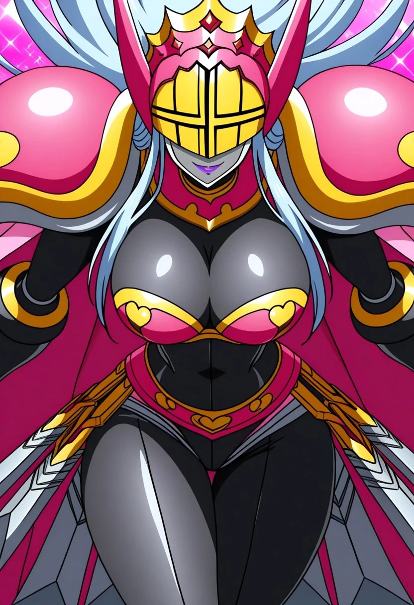 (high quality, Super detailed, 最high quality, Very detailed, beautiful, masterpiece),Realistic image of a bee mature woman,(Evil Cyborg Mech Monster Bee Woman Monster),(Realistic upper body).(Evil Bee Yellow Cyborg Mech Monster Rubber Suit:1.5),(Evil Bee Cyborg Mech Monster Helmet:1.5),Bee Shoulder Armor,Bee Armor Suit,((Super super big breasts)),((Super super super big cleavage)),(Human female face:1.5),(cure black/ futari wa pretty cure)