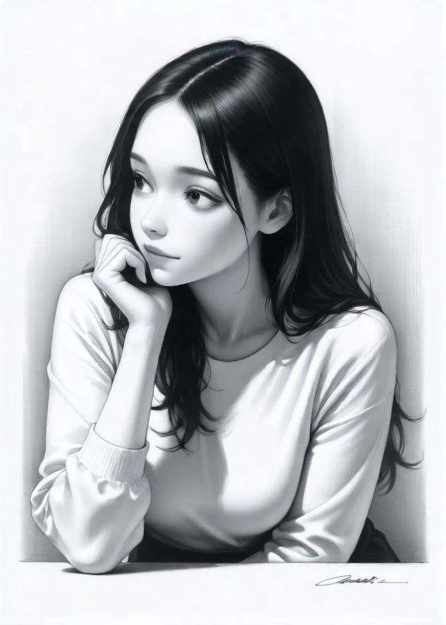 Charcoal sketch Illustrious