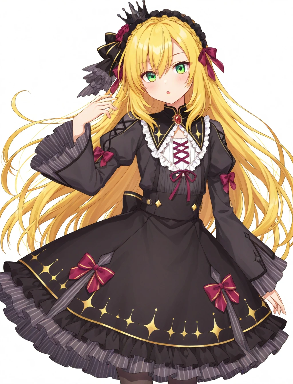 <lora:uzuki_kou_XL_illustrious-noob_v1:1> 1boy, uzuki kou, goth fashion,, best quality, masterpiece, high quality, highres, absurdres ,<lora:NoobV065sHyperDmd:1>