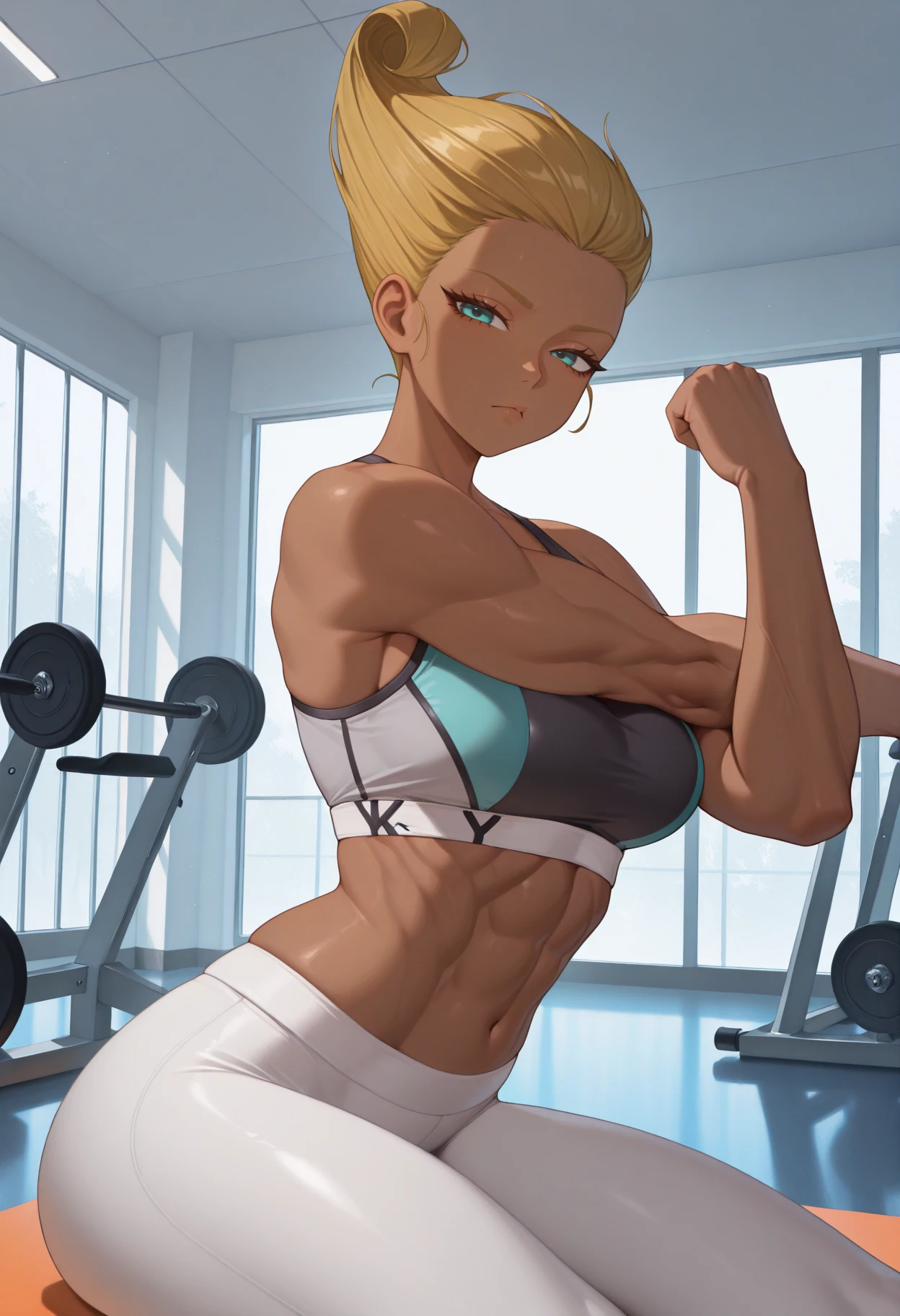 Nina Williams Tekken working out wet