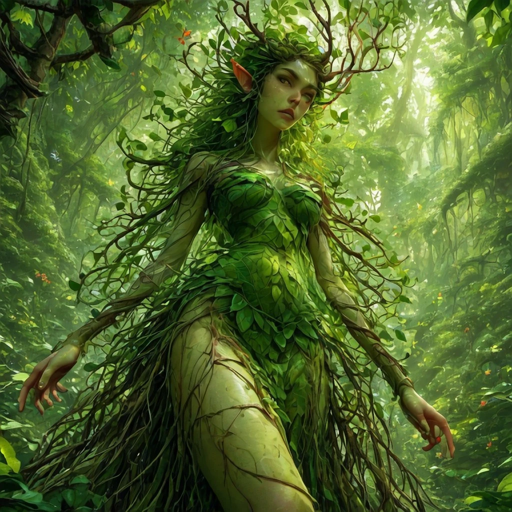 Dryad, midshot