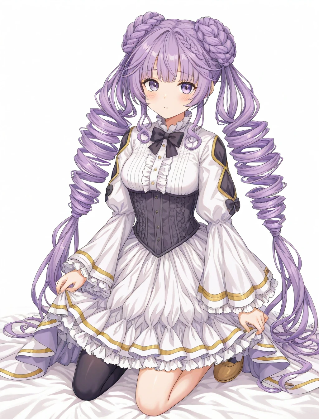<lora:Selettrice_Vaalmonica_XL_illustrious-noob_v1:1> 1girl, selettrice vaalmonica, goth fashion, kneeling,, best quality, masterpiece, high quality, highres, absurdres ,<lora:NoobV065sHyperDmd:1>