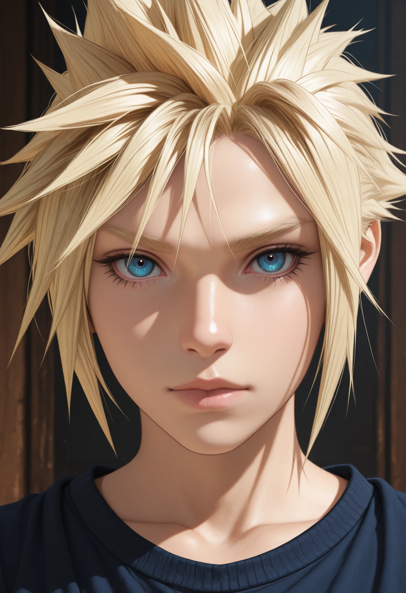 masterpiece, very aesthetic, best quality, absurdres, newest, solo,
<lora:ILFFCloud:1>
FFCloud, 1boy, blonde hair, spiked hair, blue eyes, looking at viewer, portrait